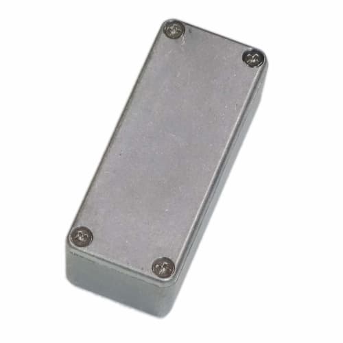HAMMOND 1590A Typ Effektpedalgehäuse, Aluminiumgehäuse, Gehäuse für DIY-Effektpedale, 1 x 90A