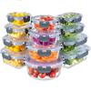 12-Piece Glass Food Storage Container Set