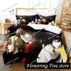 3D-принт Death Anime Note Комплект постельного белья для мальчиков и девочек Twin Queen King Size Пододеяльник Наволочка Кровать для мальчиков Взрослый Домашний текстиль