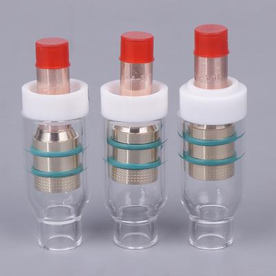 Tig Welding Tig Gas Lens Glass Cup Nozzle With Filter Guide/Guide Piece Glass Cover With Filter Combination For Wp26 17 18 Torch