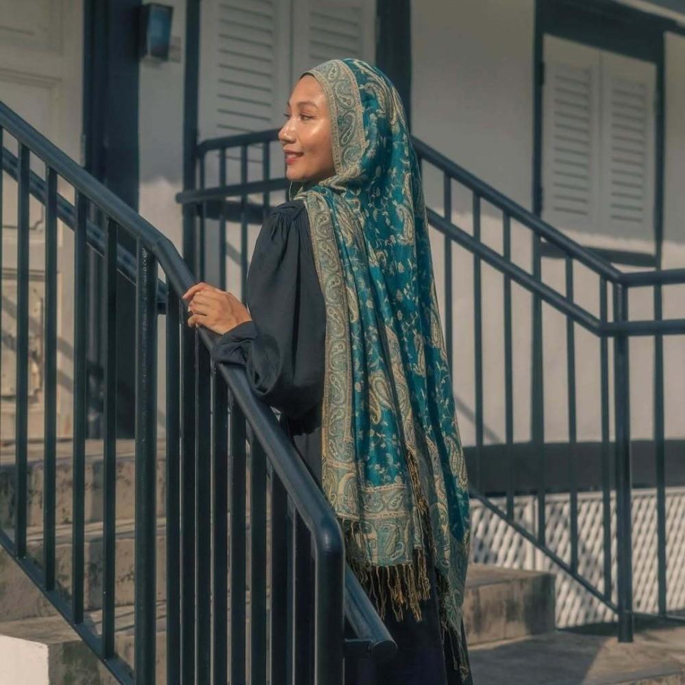 Ethnic Style Sunscreen Shawl Sun Protection Cashmere Scarf Soft Paisley Shawl  Travel