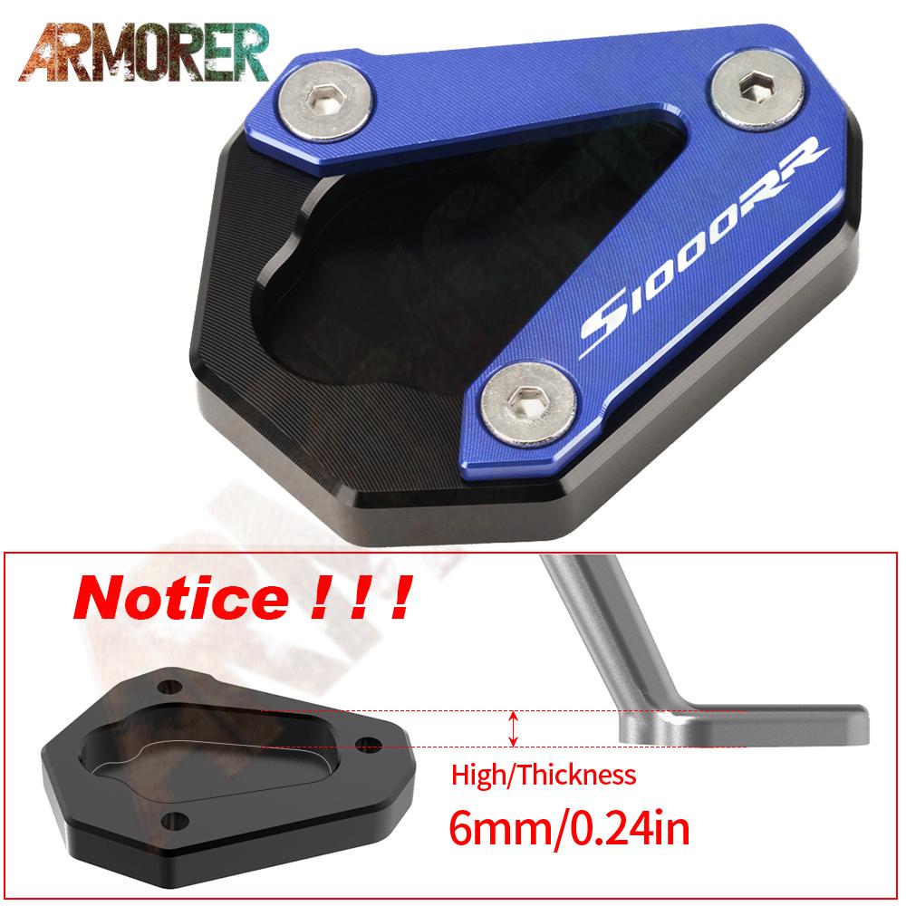 S1000R Kickstand Side Stand Enlarge Pad Motorcycle Accessories For BMW S1000RR M1000RR S 1000RR M 1000RR S 1000R S1000 R RR