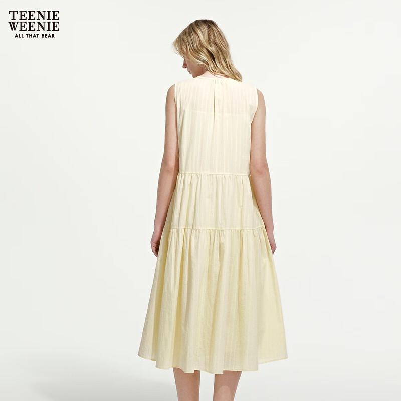 Teenie Weenie Women's Bow-Tie V-Neck Sleeveless A-Line Dress