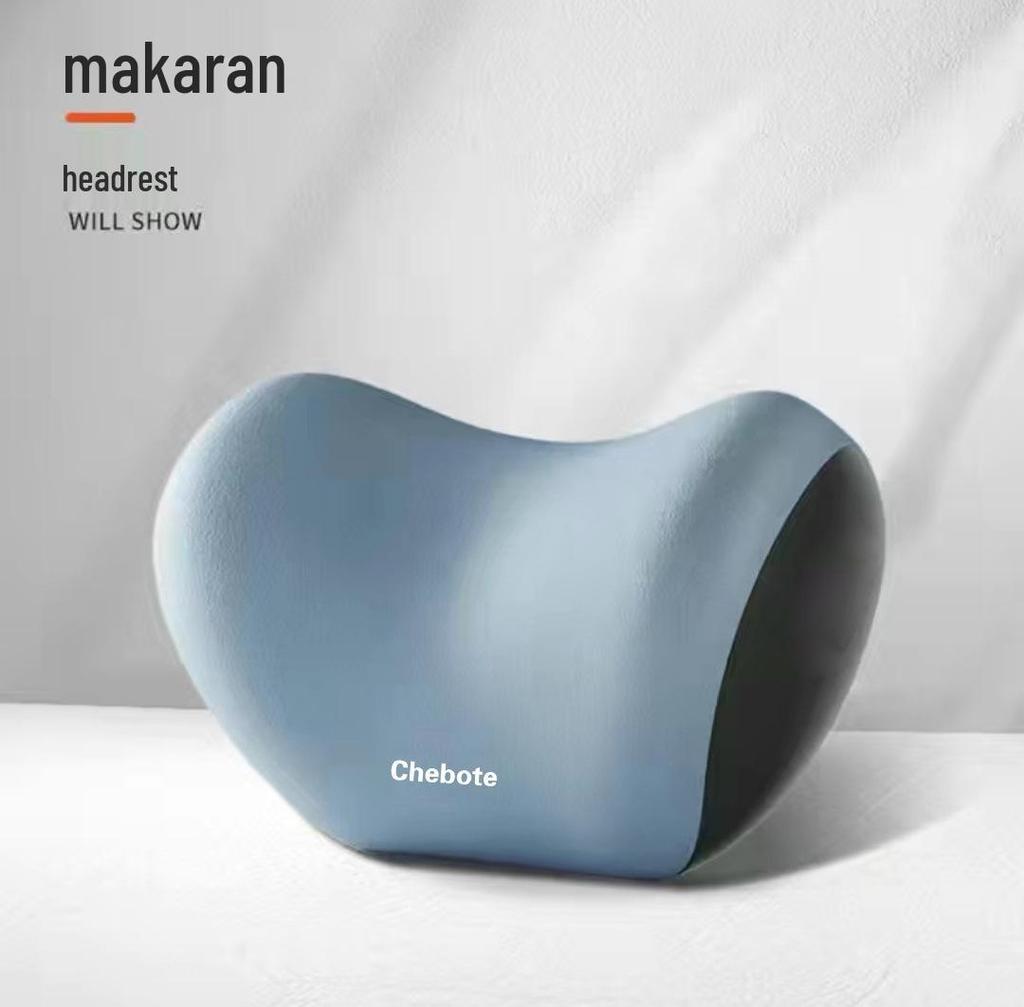 Car Lumbar and Neck Support Pillow - Memory Foam Cushion for All Seasons