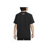 Nike Logo Print Fußball Rundhals Kurzarm T-Shirt Herren T-Shirts Schwarz DN1017-010
