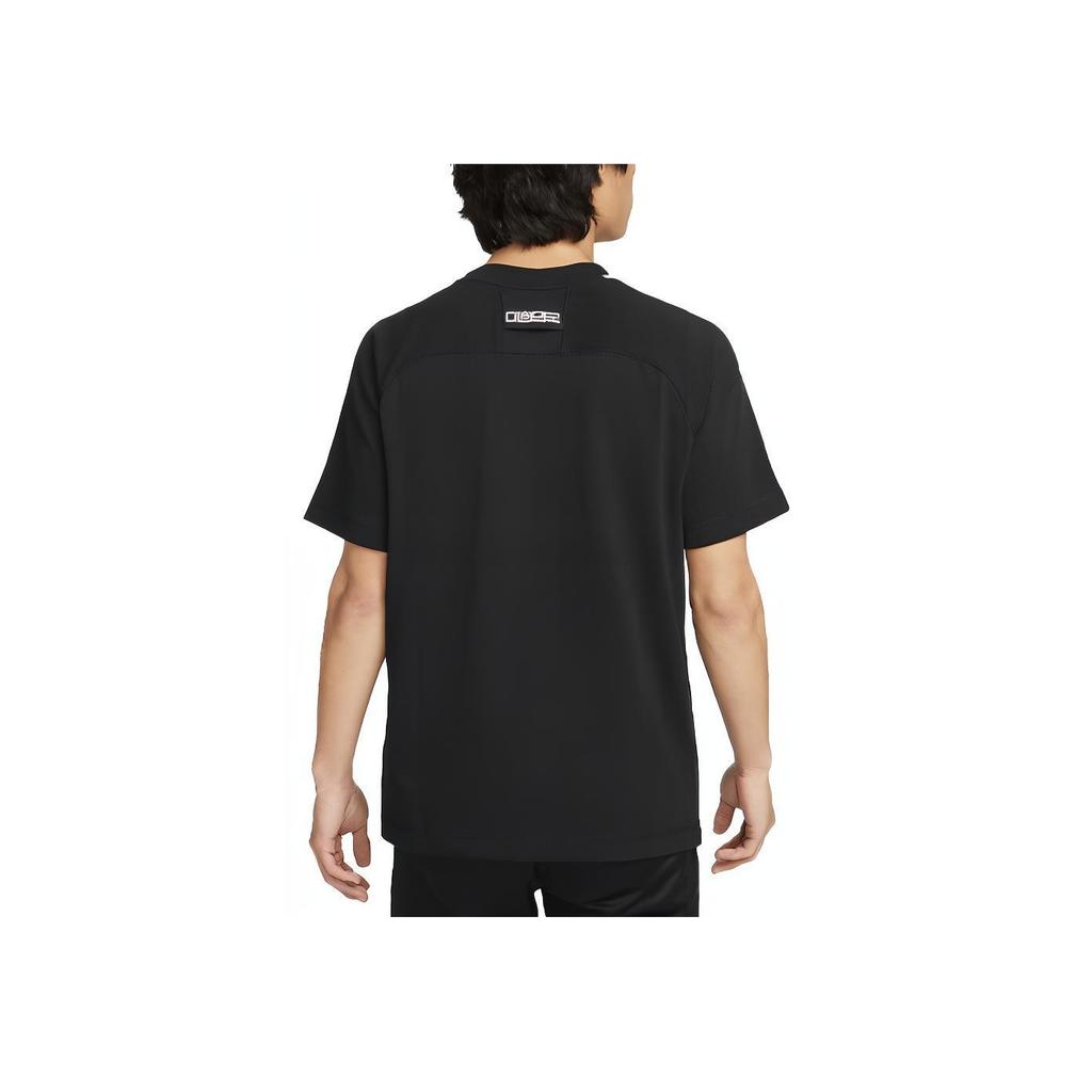 Nike Logo Print Fußball Rundhals Kurzarm T-Shirt Herren T-Shirts Schwarz DN1017-010
