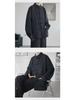 Herren Langarm Leinen Chinesische geknöpfte Hanfu Tang Jacke, Übergröße