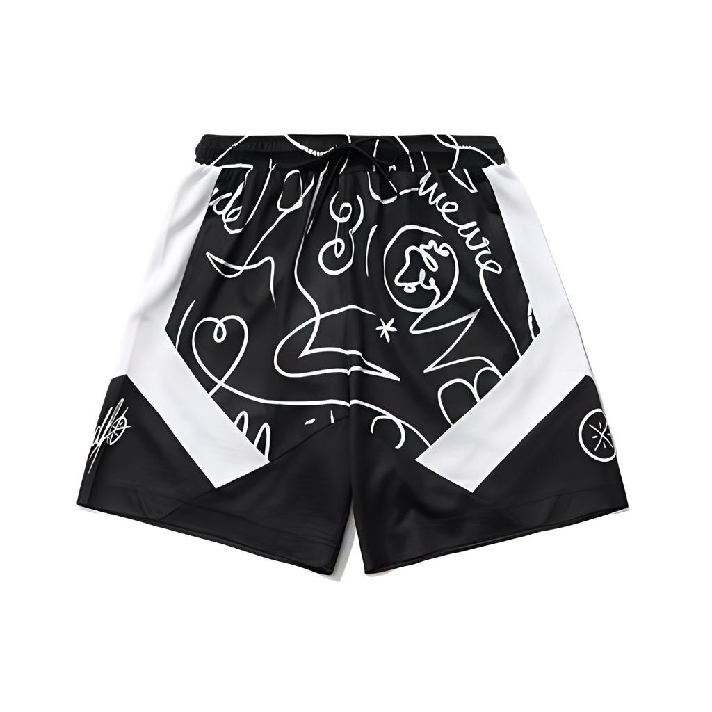 Li Ning x Dft Shorts Men's Black AAPR257-1