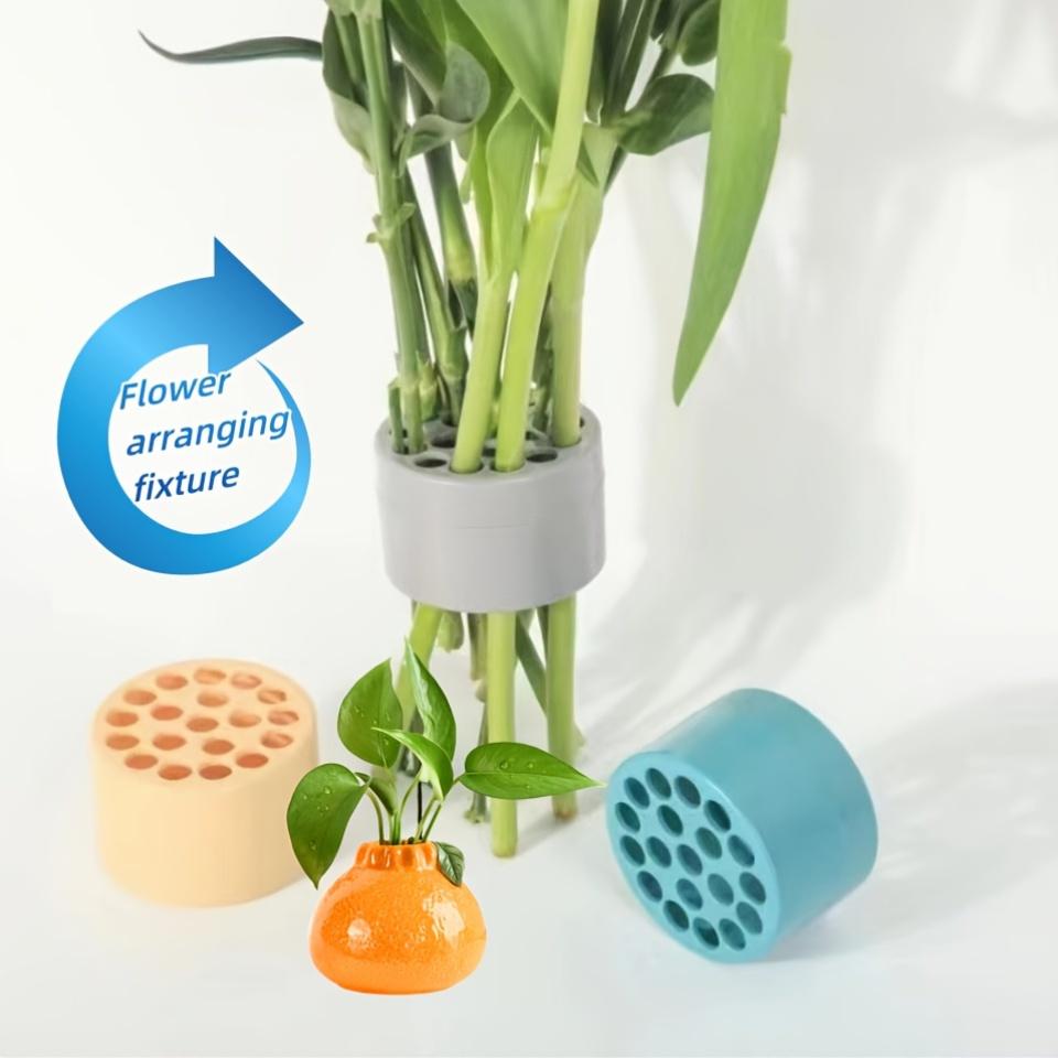 Spiral Flower Arrangement Tool - Versatile Bouquet Stem Holder for Lightweight Plastic Planting Aid for Vases, Indoor Plant Holder