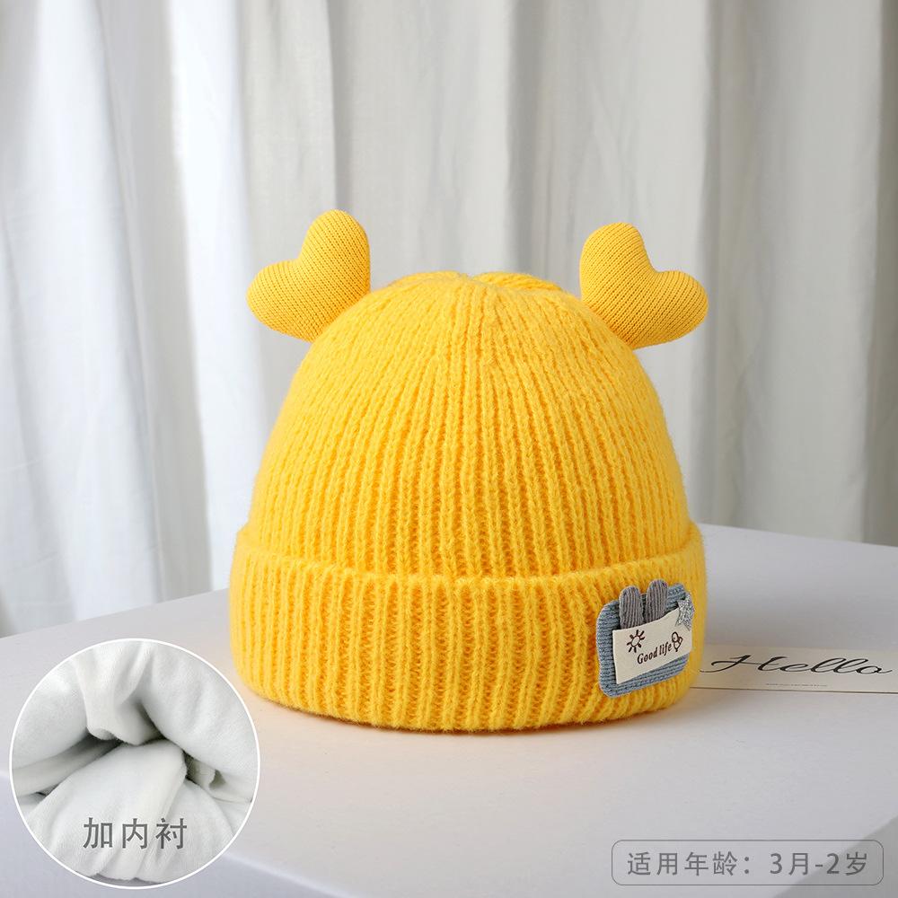 

Шерстяные шапки для новорожденных и малышей, милые и теплые осенью и зимой, вязаные шапки для мальчиков и девочек, новые детские шапки One size