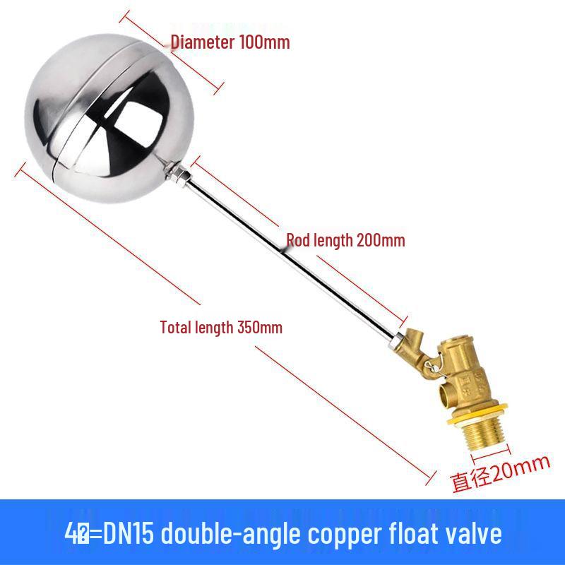 

Stainless Steel Water Tank Float Valve & Level Controller - 4/6 Point