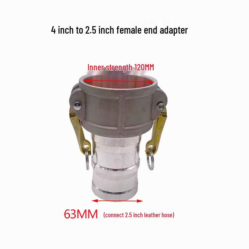 Aluminum Alloy Type C Male & Female Quick Coupler Hose Fittings with Reducing Lever