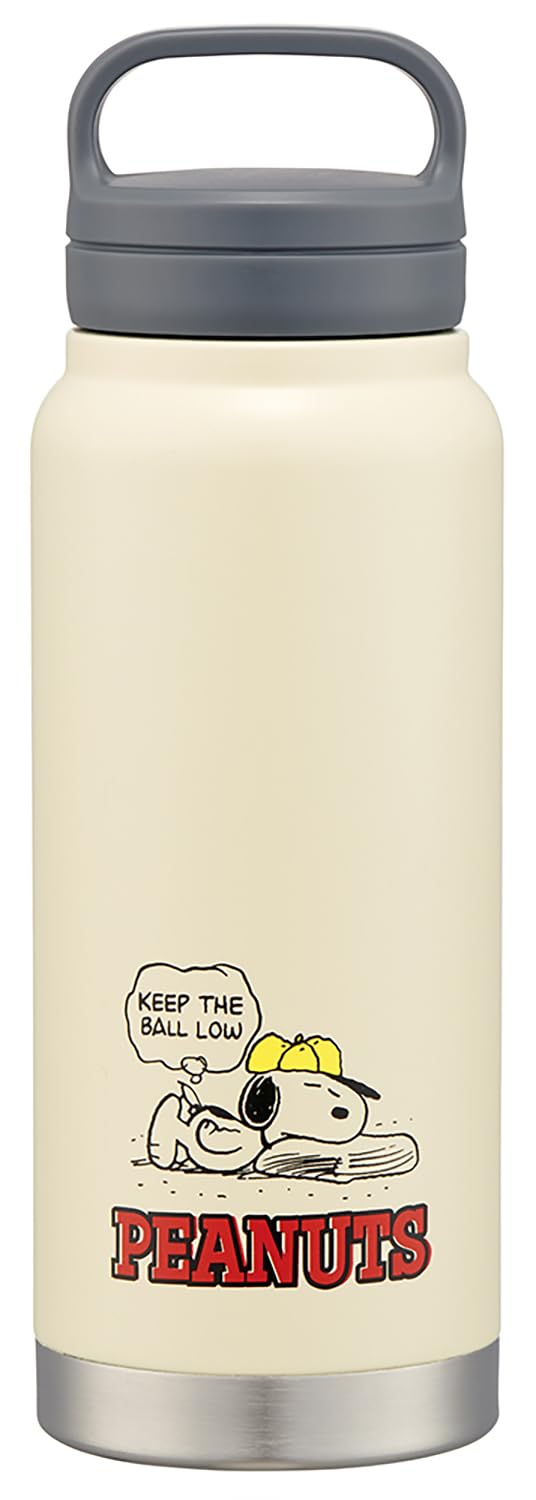 

Skater Insulated Stainless Steel with Screw Snoopy Baseball Mug, 500ml, Handle, Design, STSC5-A