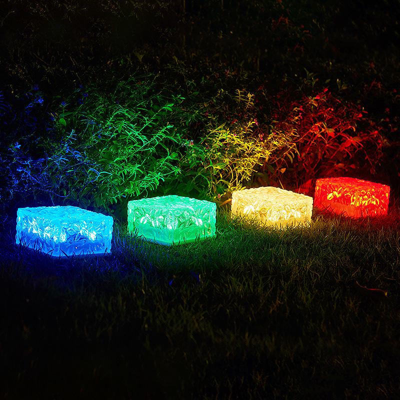 Solar Ice Brick Garden Light for Courtyards and Balconies – Enhance Your Outdoor Atmosphere