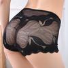 Breathable Lady Panties Sexy Lace Hollow-out Design Women Briefs for Sleeping