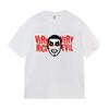 Danhausen Sehr Nett Sehr Böse Print T-Shirt Herren Vintage Mode Baumwolle Kurzarm T-Shirts Hip Hop