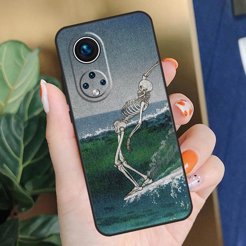 

Bones Skeleton Case For Honor X9c X9b X8b X9a X8a X8 X9 50 70 90 Lite Honor 200 Pro Magic 7 5 6 Lite Cover Honor 50