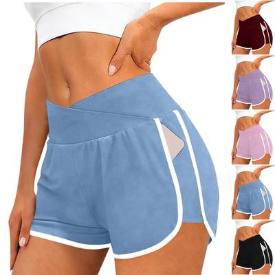 Ladies' Casual And Fashionable Color Pocket Shorts