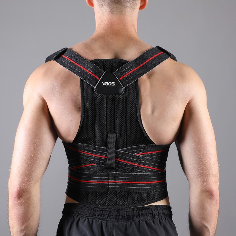 

Пояс для поддержки спины VBOSI - Спортивный пояс - Снаряжение для фитнеса для взрослых и подростков Black XXL