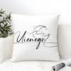 Artistic Animal Signatures Pillow Case Cotton Linen Fabric Square Zipper Pillowcase Home Decorative Living Room