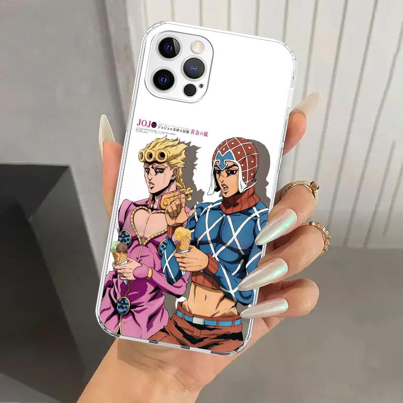 JoJo Bizarre Adventure Golden Wind Phone Case for Iphone 17 Air 16 15 Plus 14 13 Mini 12 11 Pro Max 16E 7 8 SE 2020 Soft Funda P