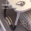Folding Bedside Desk/Table for Laptop & Study - Bay Window, Bedroom, or Pit Use with Large Brackets