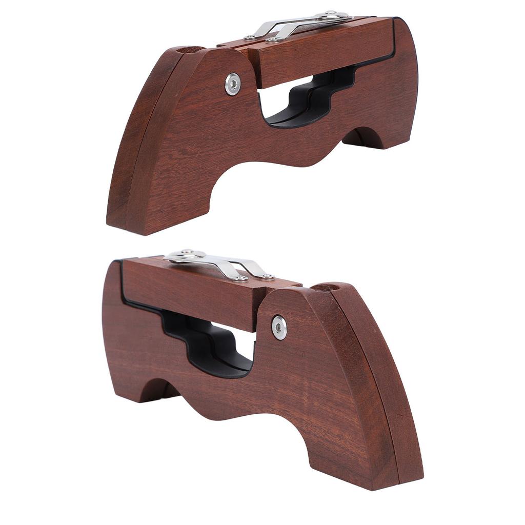 Folding Guitar Stand A Frame Standing Holder Adjustable Wooden Stand for Acoustic Electric Guitars U