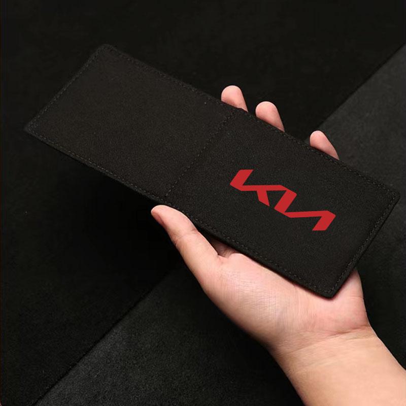 Car Emblem Driver License Cover ID Credit Card Holder Accessories For KIA Rio Ceed Sportage Cerato Soul Sorento K2 K5 Flip