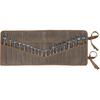 Denifiter Wrench Roll Up Pouch, Heavy Duty Waxed Canvas Tool Roll Bag Tool Organizer Bag With 20+4 Pockets (Brown)