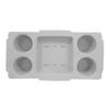Colorful EVA Beach Storage Tray Divider Design Camping Storage Tray For Sunscreen Towels Snacks Waterproof Portable