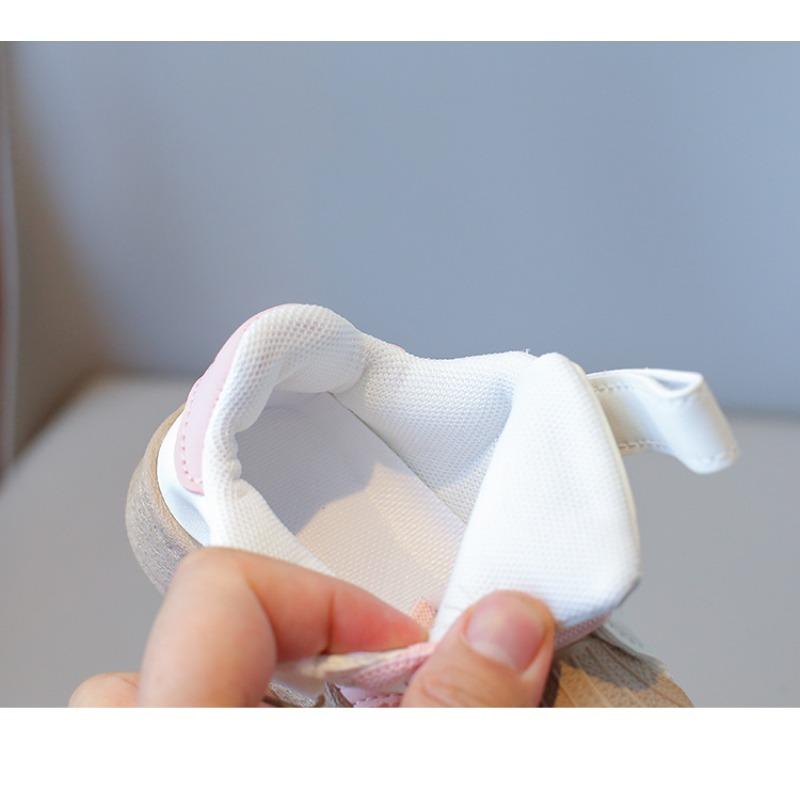 Kids' Sneakers, Minimalist Unisex Baby Soft-Sole Anti-Slip Shell-Toe Shoes, Children's Casual Shoes & White Flats.