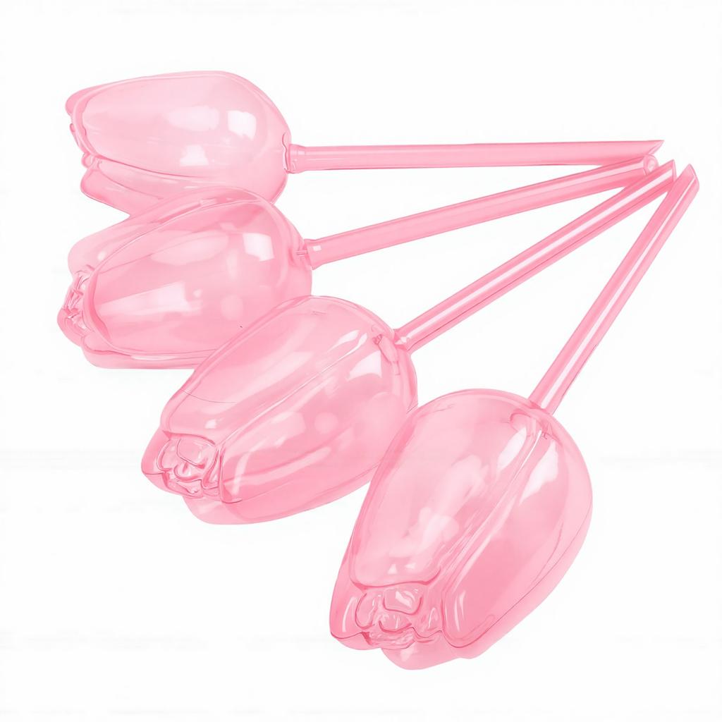 4pcs Tulip Shaped Watering Globes Reusable Steady Water Supply Automatic Plant Watering Bulbs