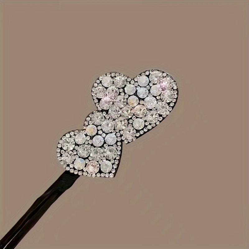 

Sparkling Rhinestone Decorative Twist,Cute Heart Shaped, Lovely Bowkno, Butterfly, Elegant Swan Decorative, Flower Twist Hair Clip