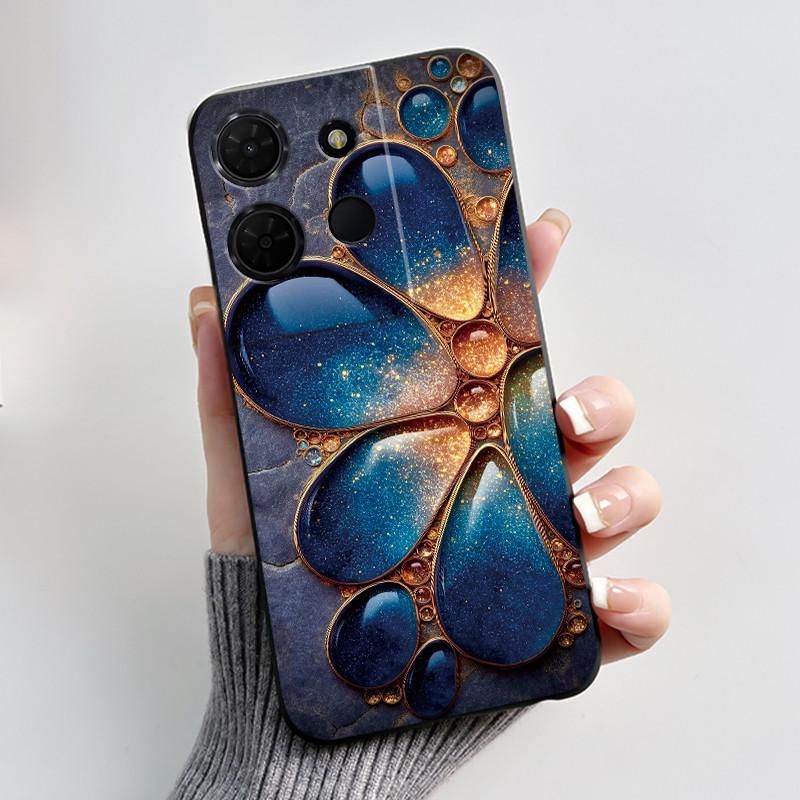 Bright New Pattern Anti-scratch Black Casing For TCL 503 Pattern Cover For TCL K32 5G (T513W)/TCL K33 5G (T513Z) Soft Case