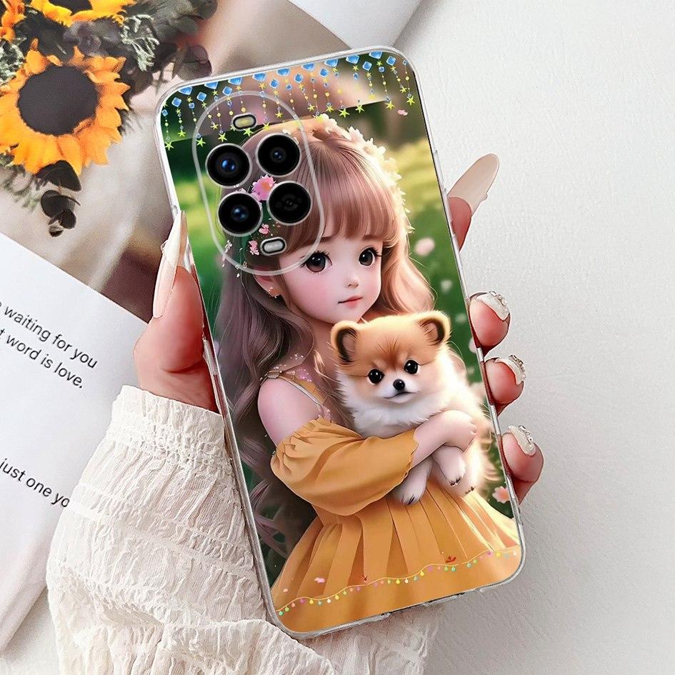 For Huawei Nova 13 Case Nova13 5G Cover BLK-AL80 Funda Popular Flower Butterfly Soft Clear Silicone Cases For Nova 13 Pro Bumper
