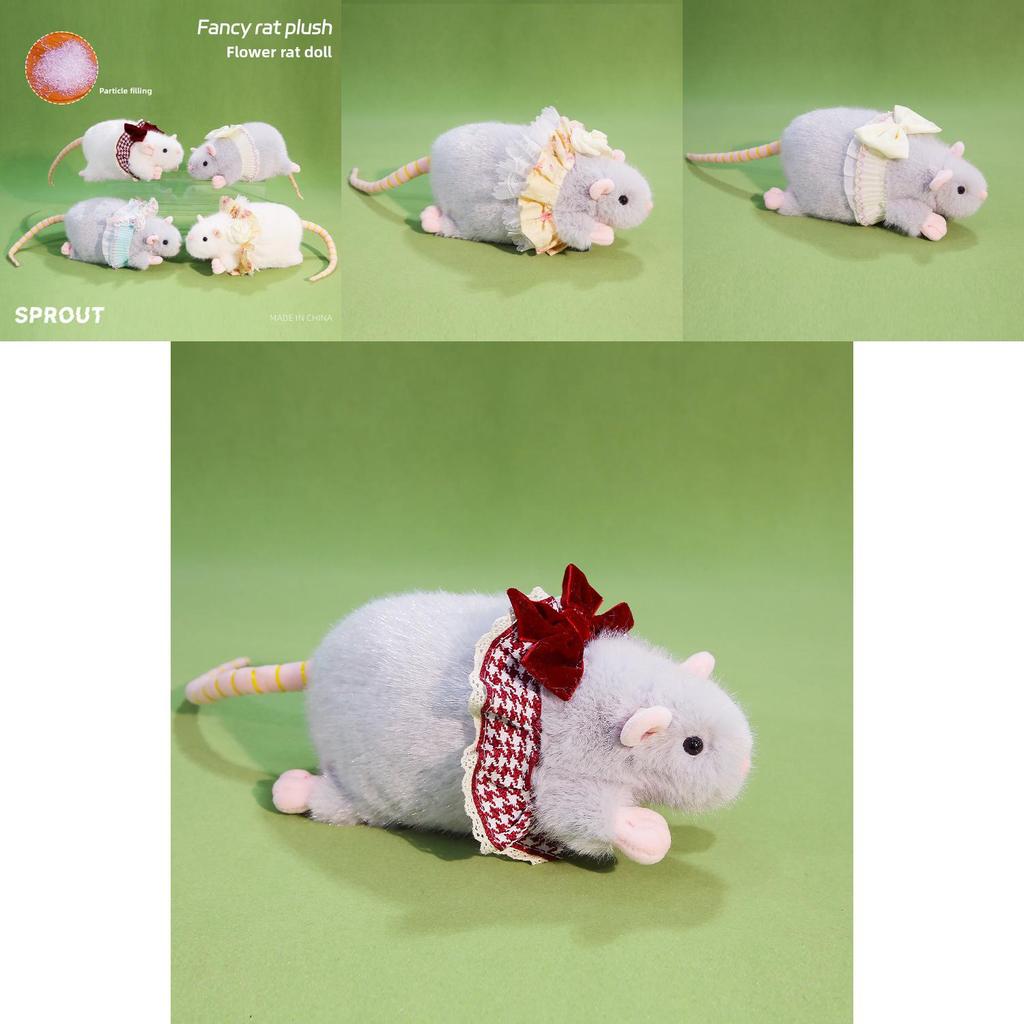 Plush Mouse Toy With Pp Cotton Filling For Kids Birthday Gift And Comfort