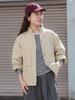 B:MING LIFE STORE by BEAMS Women's 2-Way Military Blouson (Sizes S-M) Light Beige