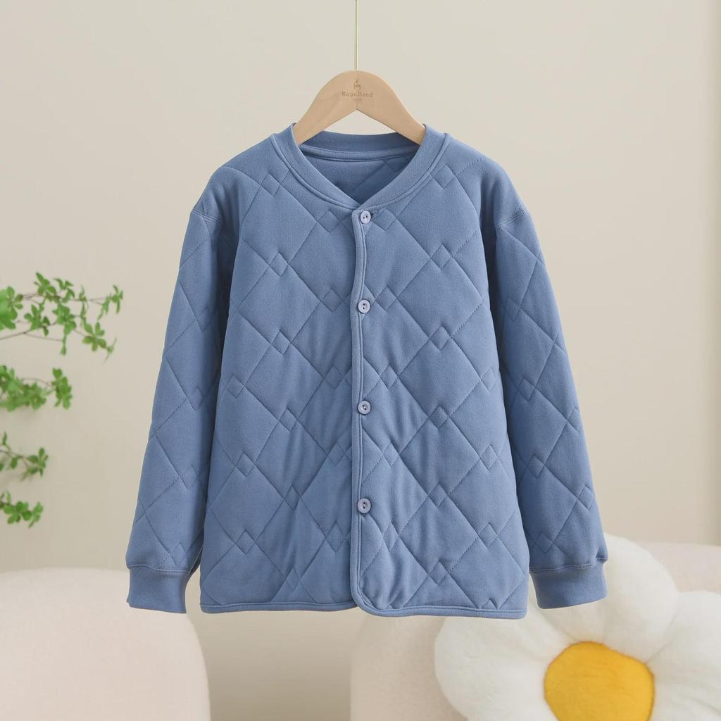 Children's Thermal Silk Quilted Coat with Magnetic Therapy, for Autumn/Winter
