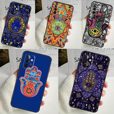 Hamsa Hand of Fatima Phone Case For Samsung Galaxy A53 A33 A13 A12 A32 A52 A14 A34 A54 A15 A25 A35 A55 A71 A51