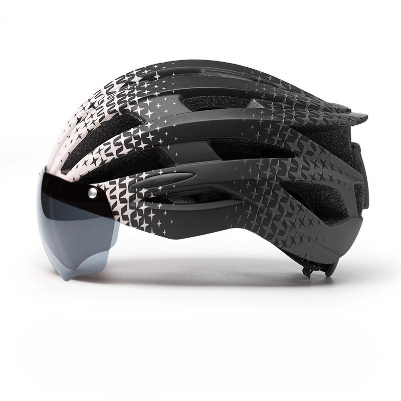 

Велосипедный шлем с магнитными очками и встроенным задним фонарем Велосипедный шлем для взрослых Шоссейный велосипедный шлем one size