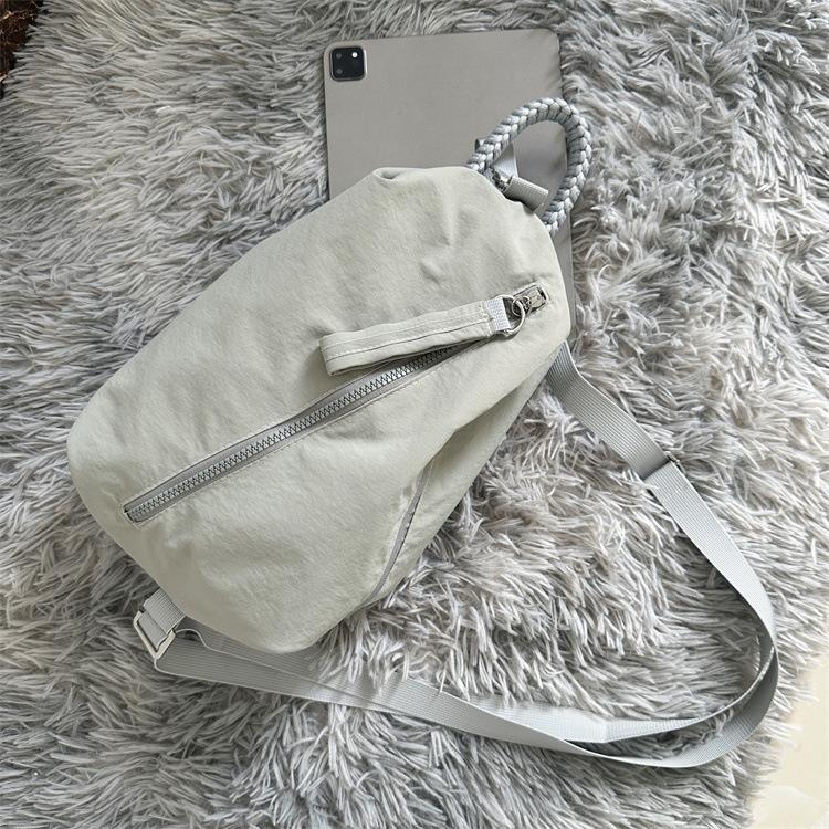 Multifunctional messenger bag men's and women's casual lightweight shoulder bag handbag yoga fitness bag cycling backpack large capacity