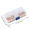 240Pcs 3.5mm Size Bullet Connectors Terminal Male & Female with Insulation Cover Crimp Terminals Gold Wire Terminals