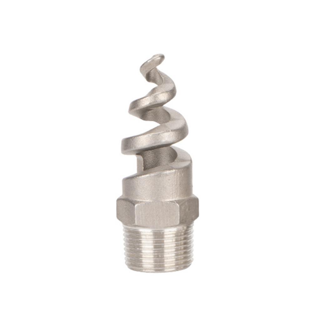 Male Thread Spiral Nozzle Stainless Steel Atomization Nozzle Jet Nozzle Garden Irrigation 1/2inch