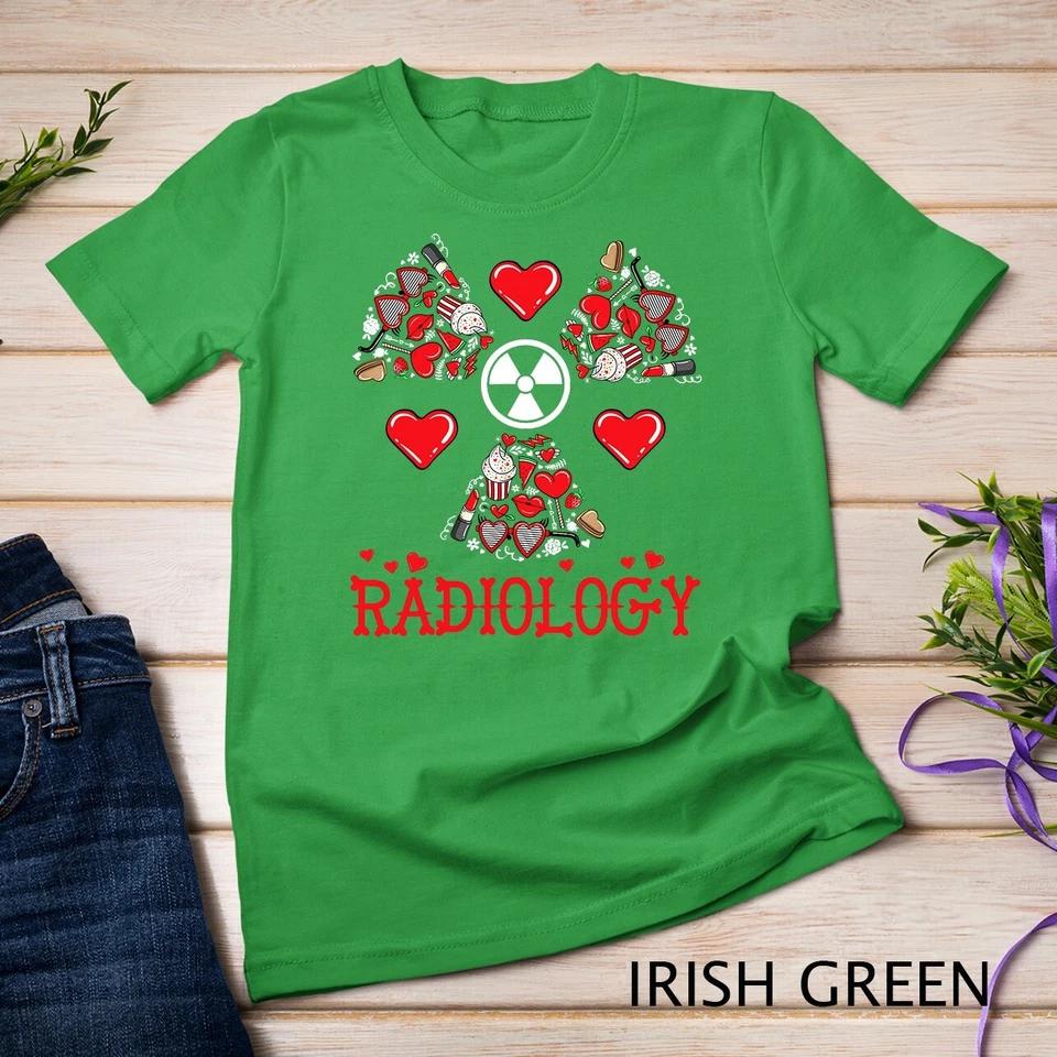 Valentine Couple Radiology Rad Tech Radiologist Xray T-Shirt Unisex T-shirt 4 L