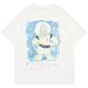 2025 New Summer Casual Short Sleeve T-Shir Print Cotton Regular Fit Round Neck Breathable Loose Unisex Tee Men Women Clothing