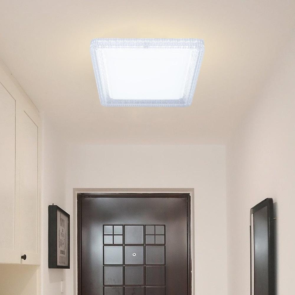 Ceiling chandelier Crystal LED Square Panel Light Surface Mounted led ceiling light AC 85-265V led lamp for Home Decoration