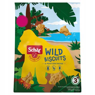 Wild Biscuits - Gluten-free Biscuits for Children Schar (5x23g) 115 G