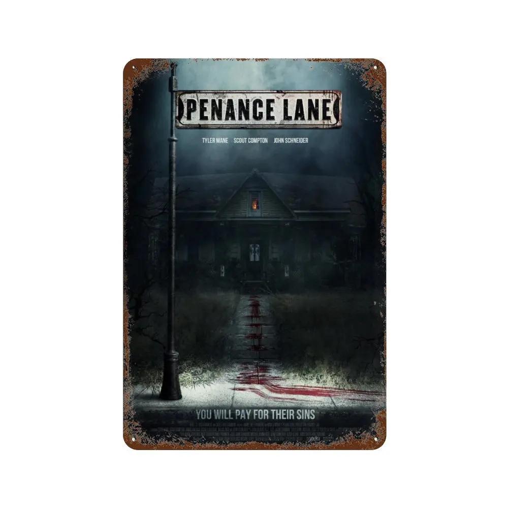 Horror Movie Metal Sign Garage Man Cave Pub Wall Decor 20x30cm