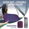 Sea to Summit Aeros Premium Inflatable Travel Deluxe x Magenta Pillow, (22 14),