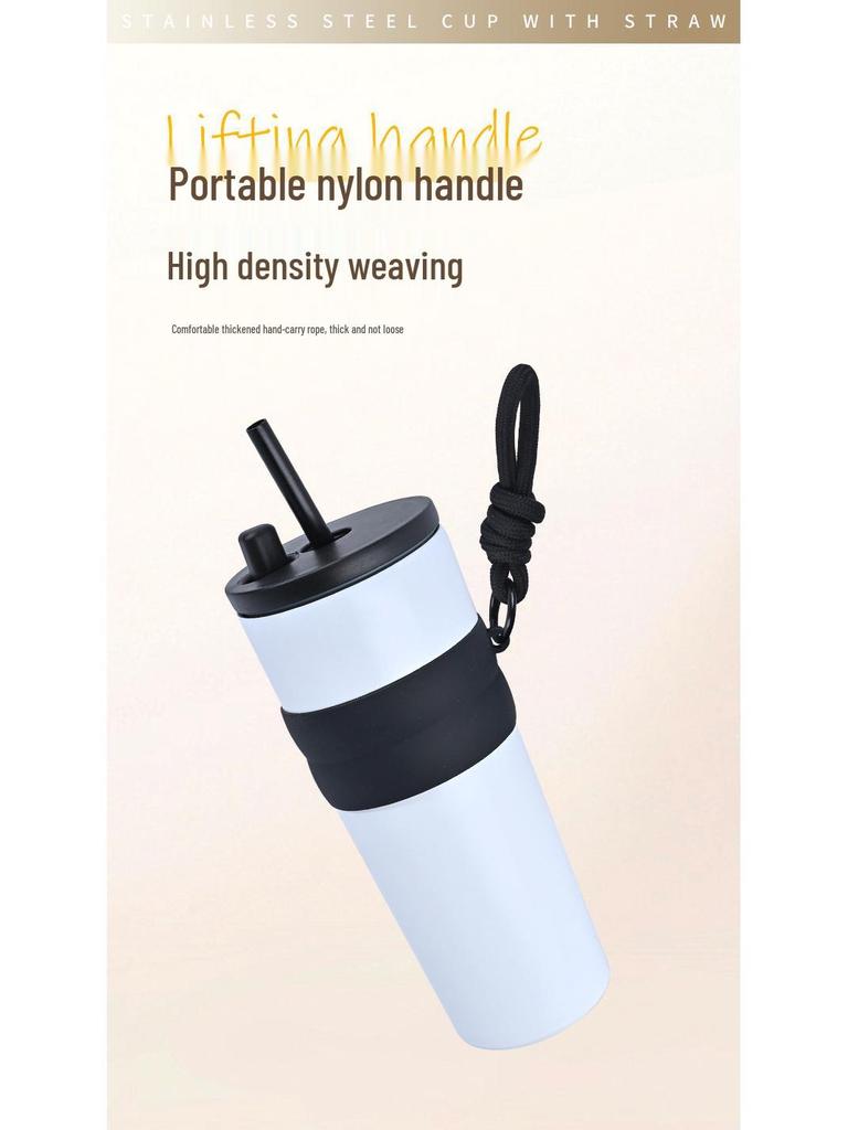 Ice King 316 Stainless Steel Insulated Women's Straw Cup - Large Capacity